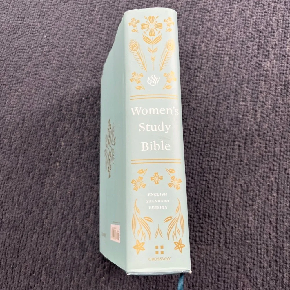 ESV Women's Study Bible (Cloth over Board,‎ Dark Teal) by Jen Wilkin Hard Cover